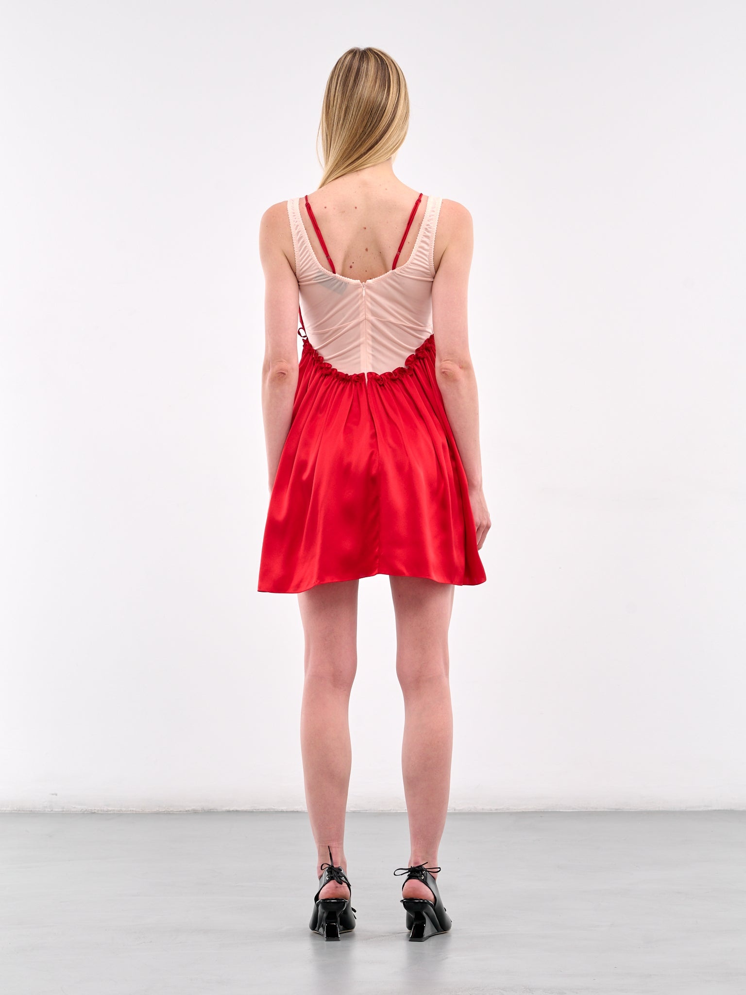 Negligee Satin Patchwork Ballet Dress - 3