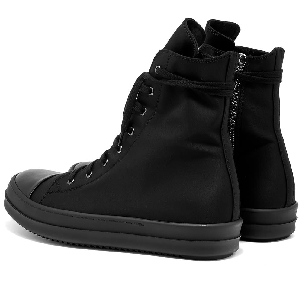 Rick Owens DRKSHDW Cotton Nylon Hi Top Sneaker - 3