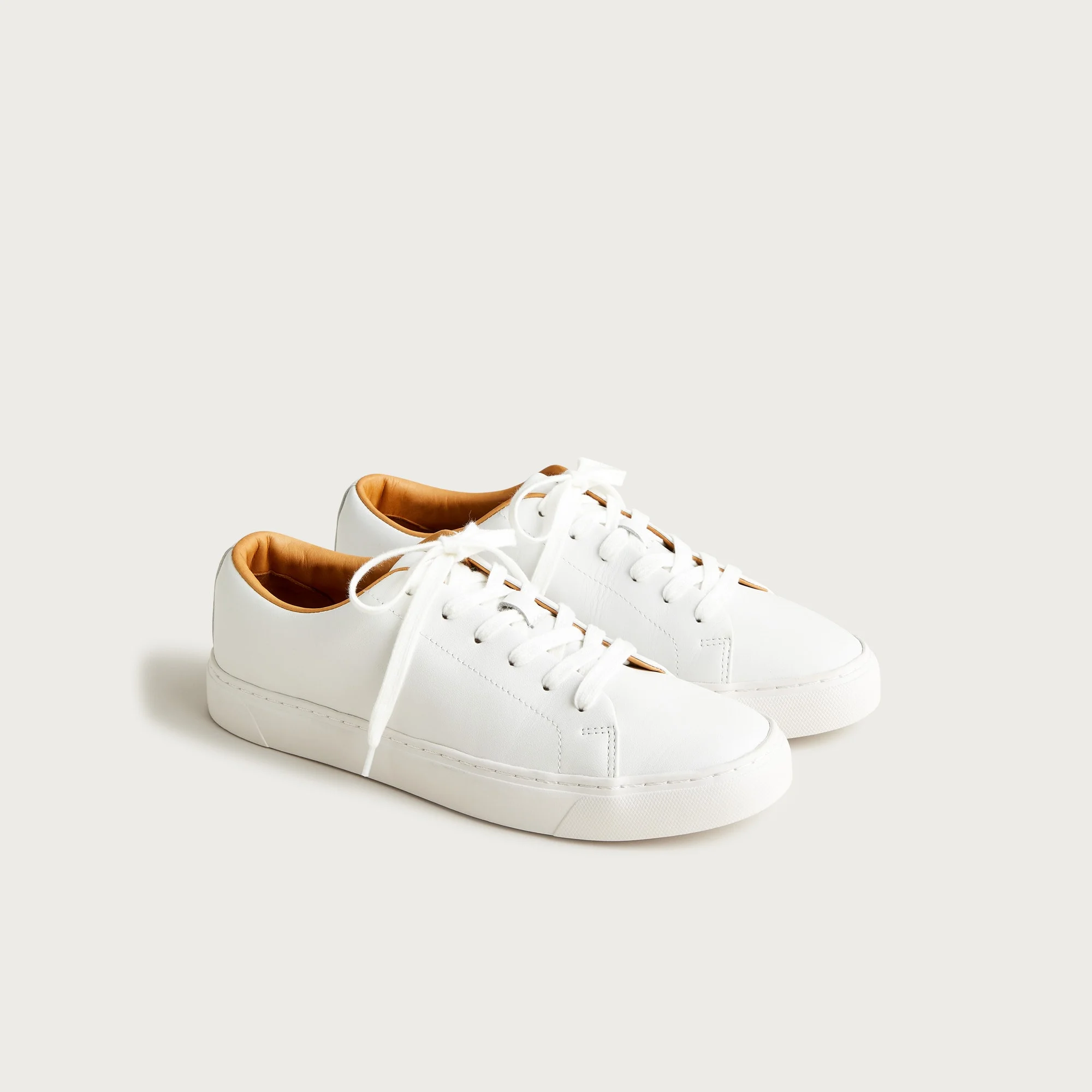 Court sneakers in leather - 1