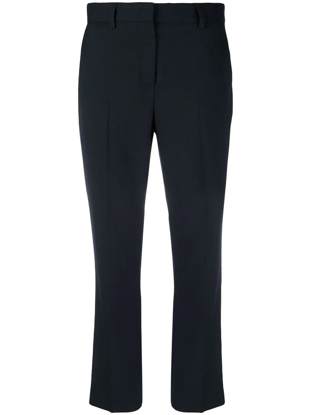 cropped slim-fit trousers - 1