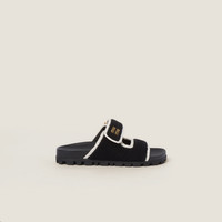 【MiuMiu】Crochet knit sandals ニットサンダル MiuMiu】Crochet knit sandals ニットサンダル (MiuMiu/サンダル