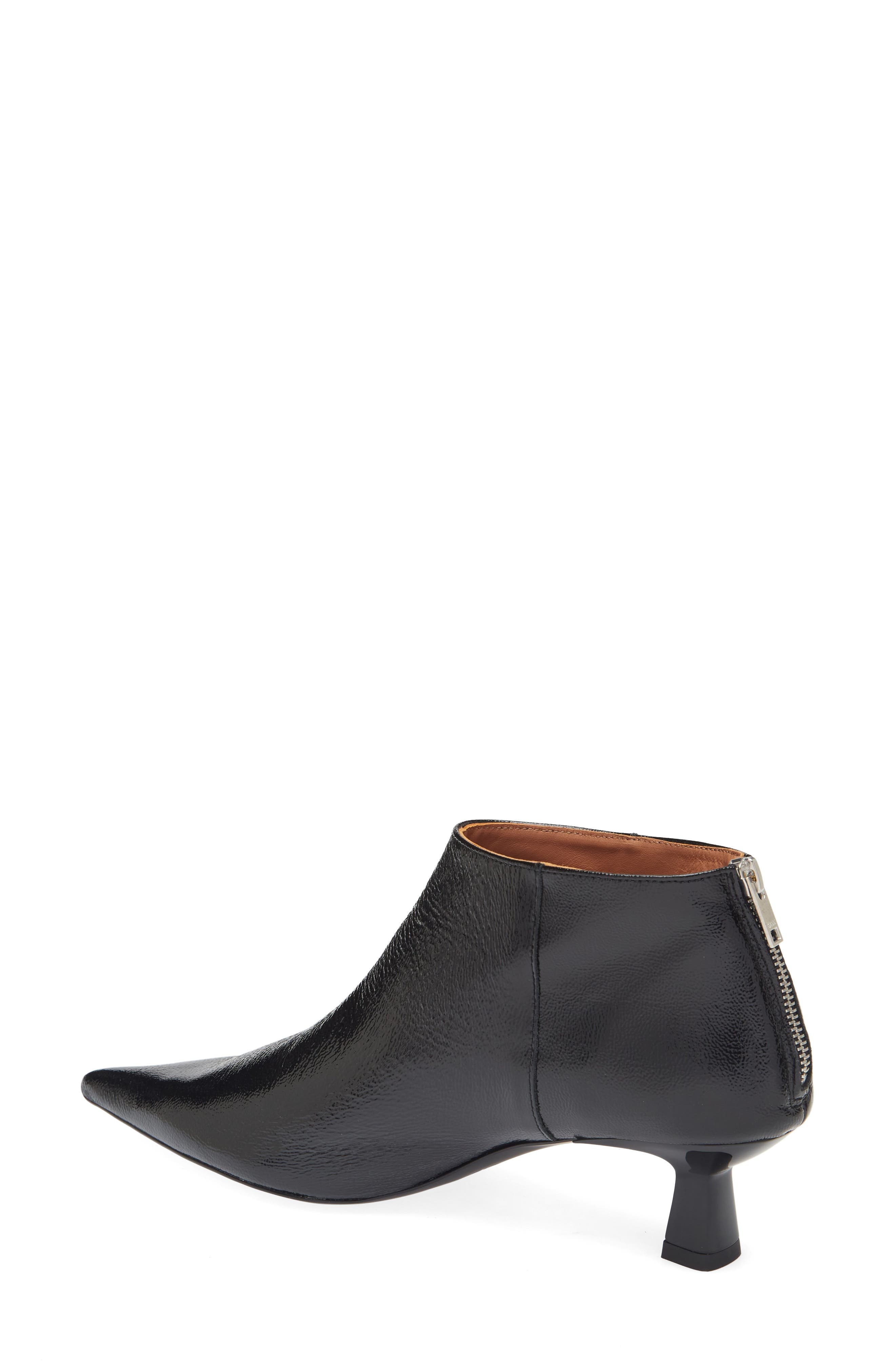 Ganni Pointed Toe Bootie in Black at Nordstrom - 2