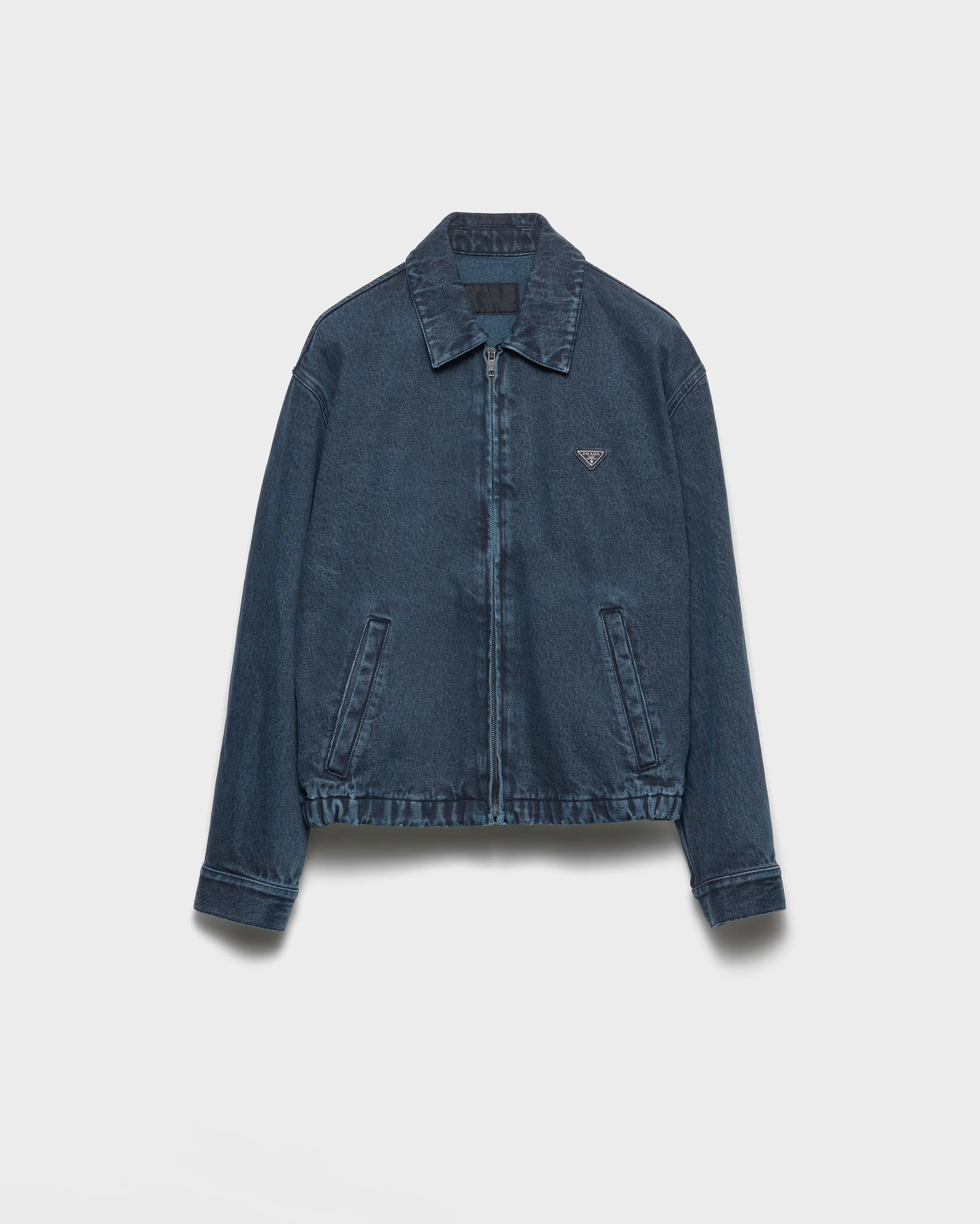 Denim blouson jacket - 1
