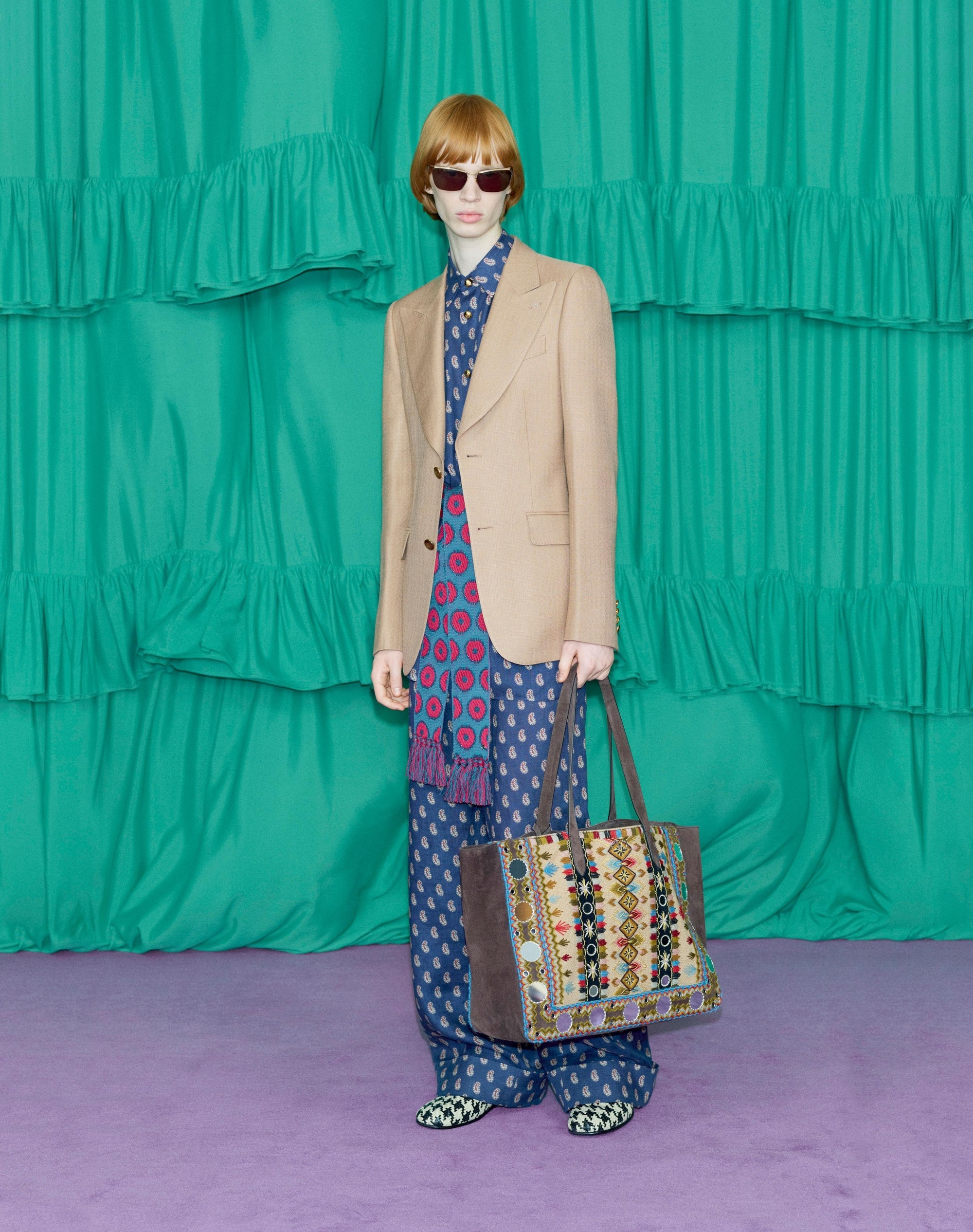 VALENTINO GARAVANI NELLCÔTE LARGE EMBROIDERED SHOPPING BAG - 10