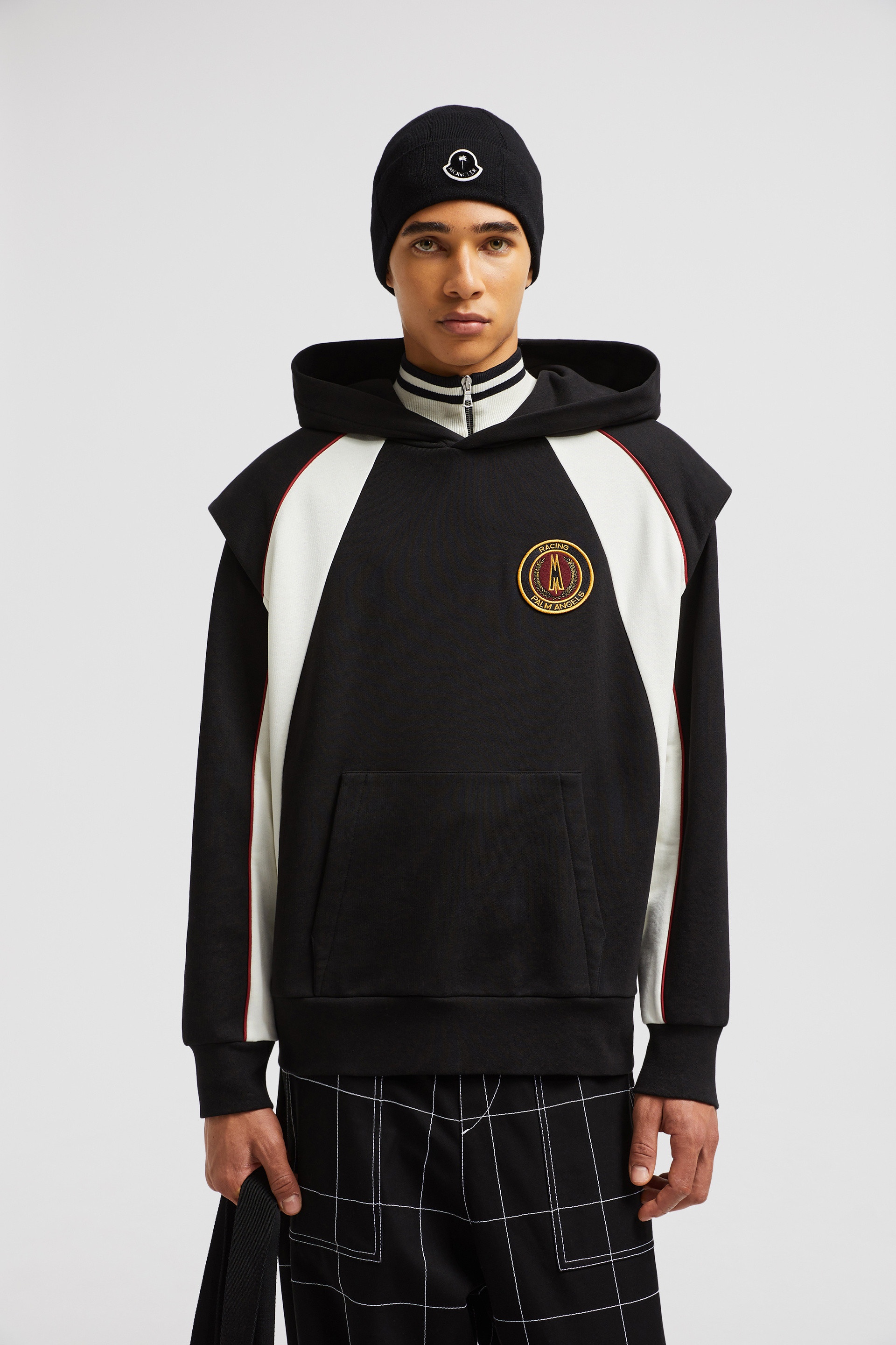 Moncler x Palm Angels Logo Cotton Hoodie - 2