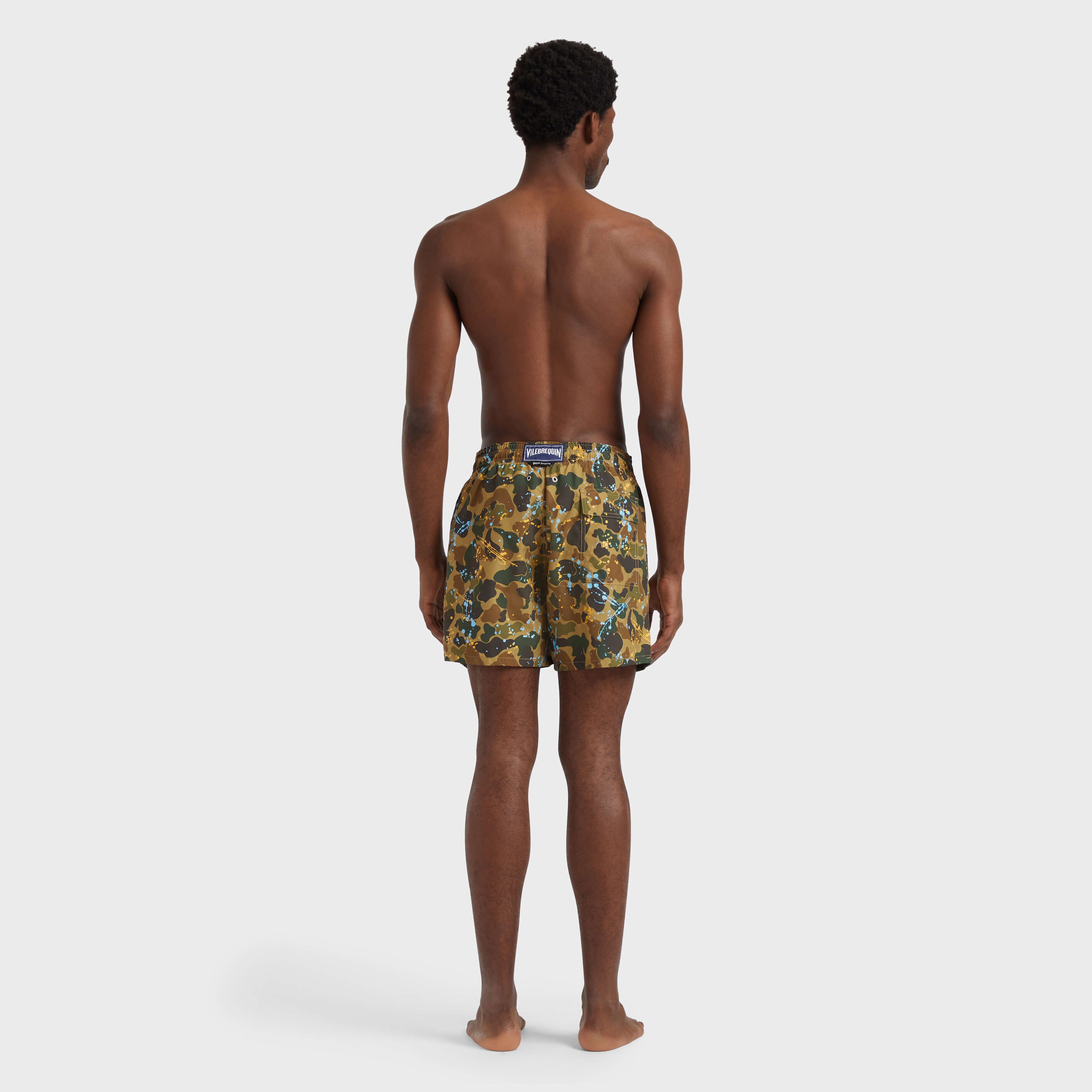 Men Swim Trunks Camo Splash - VBQ x Palm Angels - 4