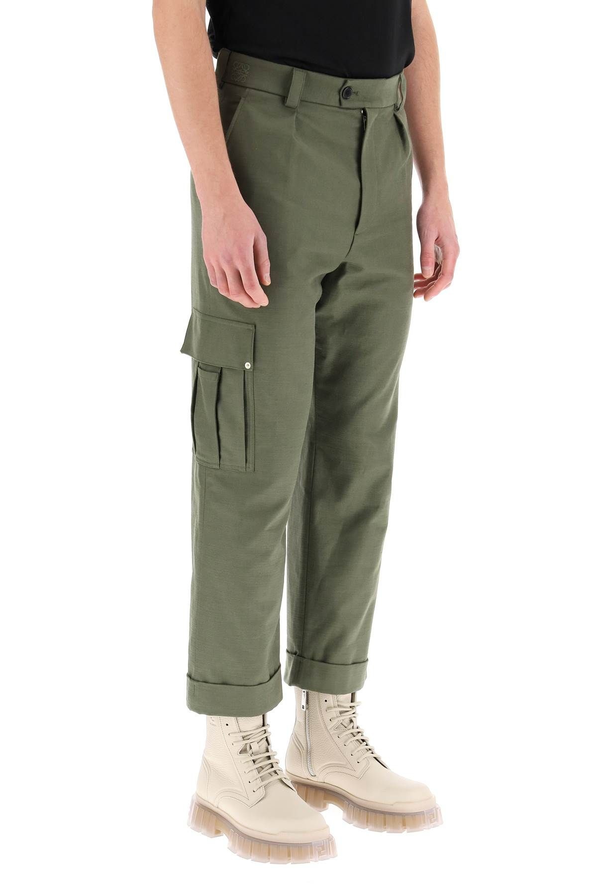 CROPPED CARGO TROUSERS - 3