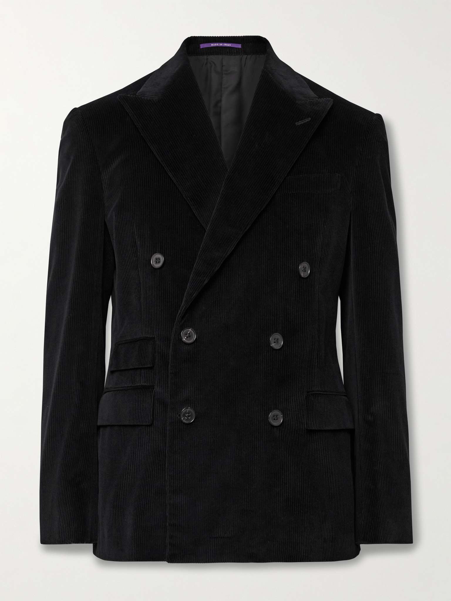 Kent Slim-Fit Double-Breasted Linen Suit Jacket - 1