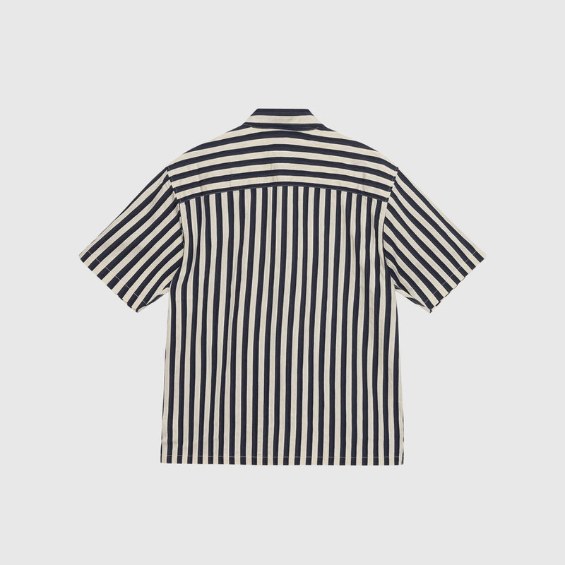 Stüssy BOXY FLAT HEM STRIPE SHIRT outlook