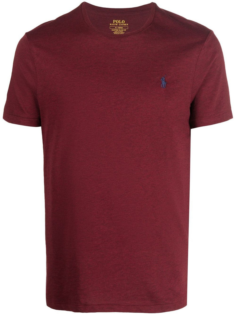 embroidered crew-neck T-shirt 1