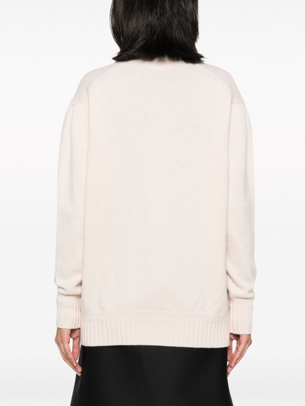 fine-knit wool cardigan - 4