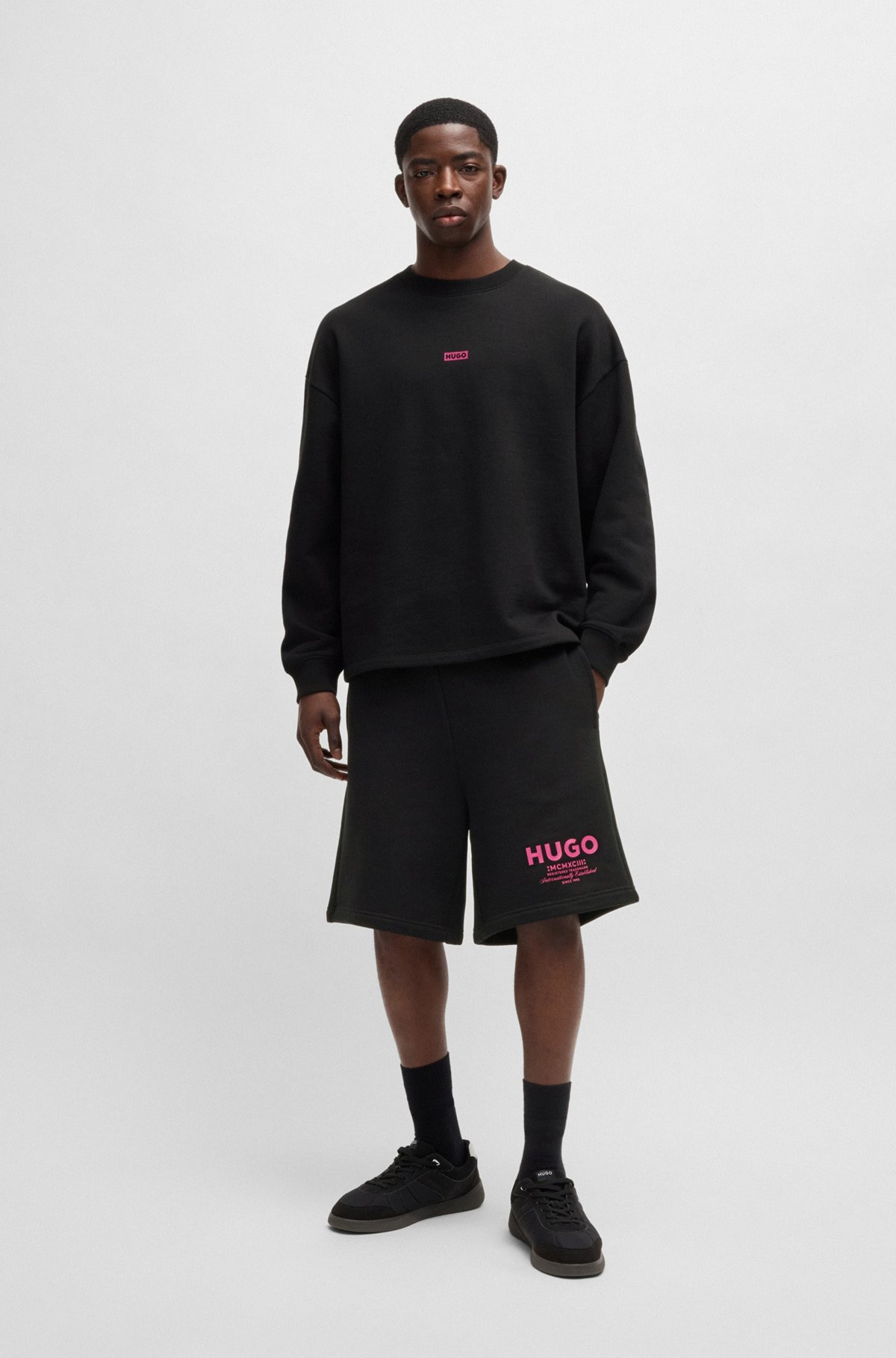 COTTON-TERRY SWEATSHIRT WITH LOGO PRINT - 4