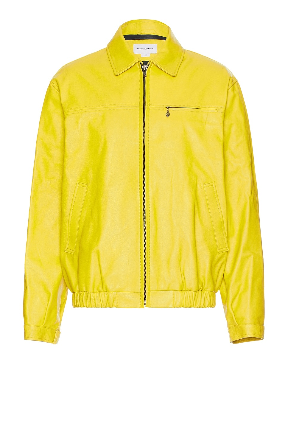 Leather Harrington Jacket - 1