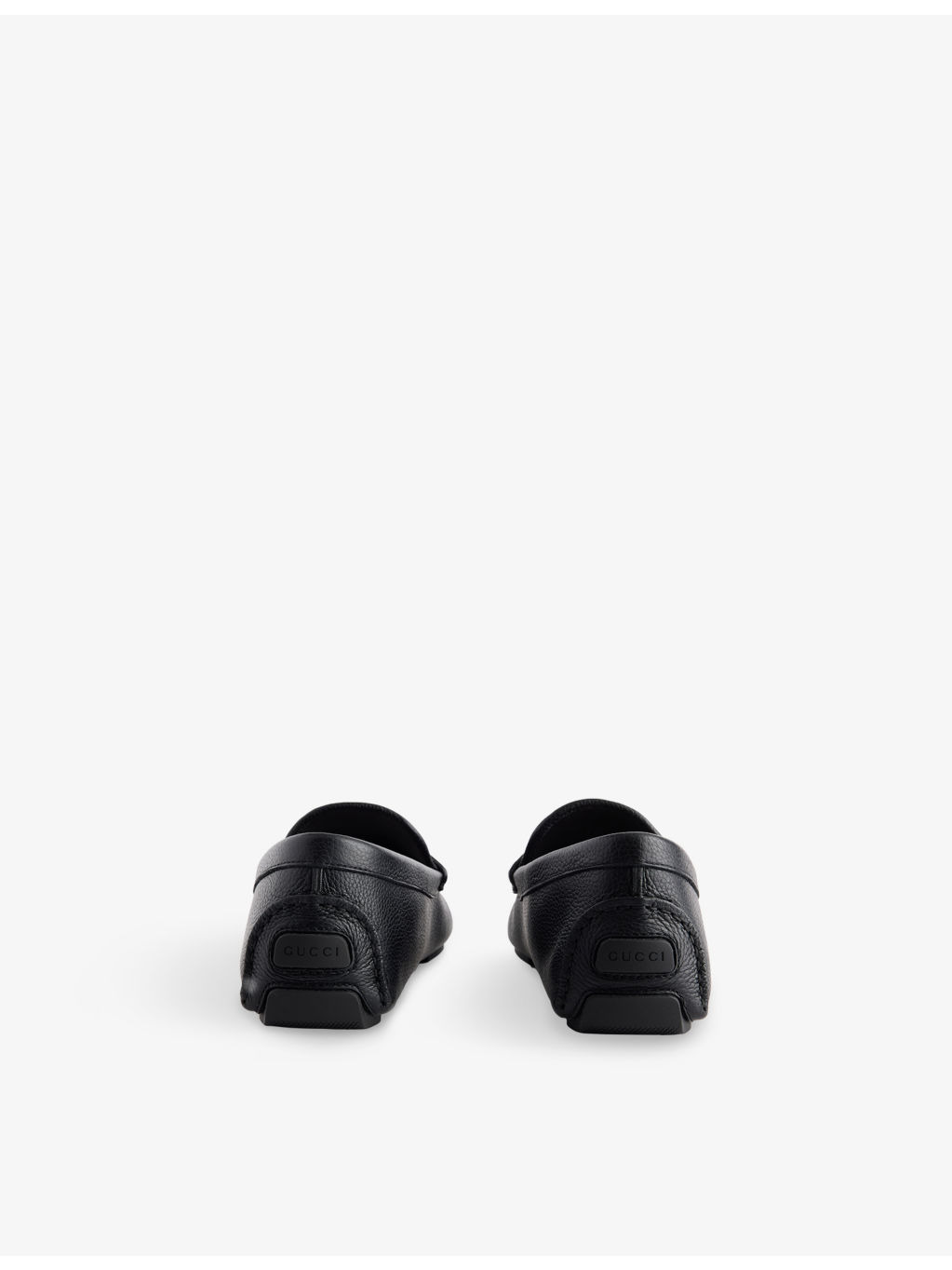 GG Leather Driver Loafers - 4