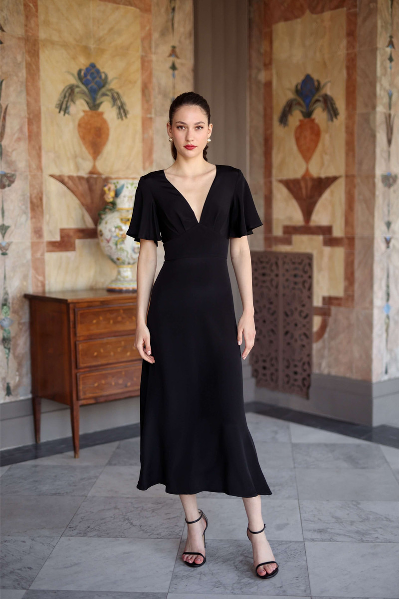 Coralie Evening Dress Open back 10