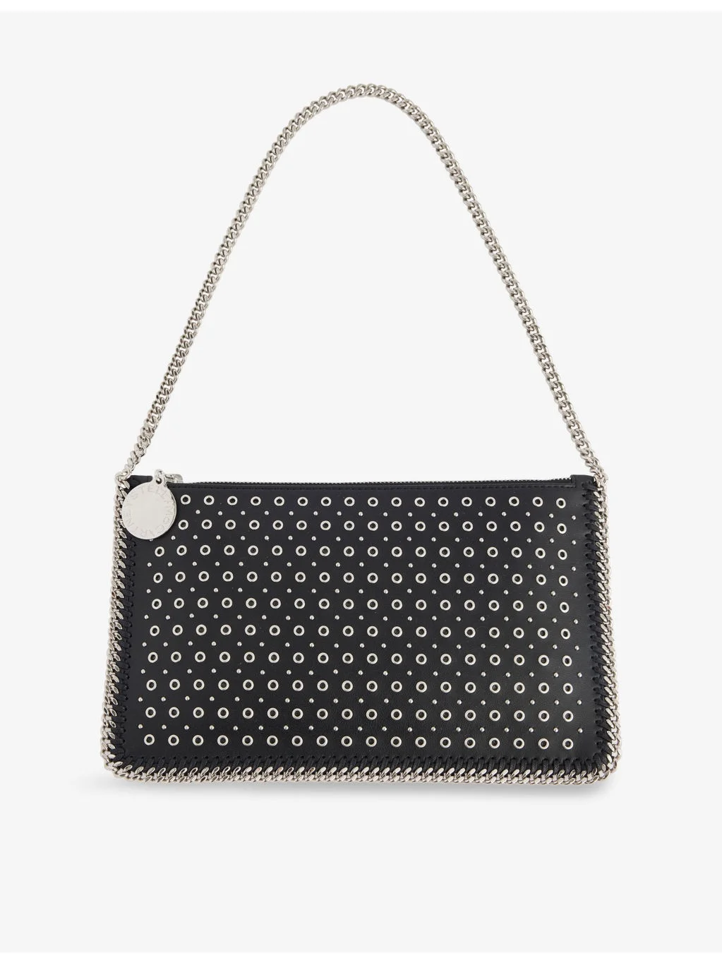 Pochette Eyelets Faux-Leather Shoulder Bag - 1
