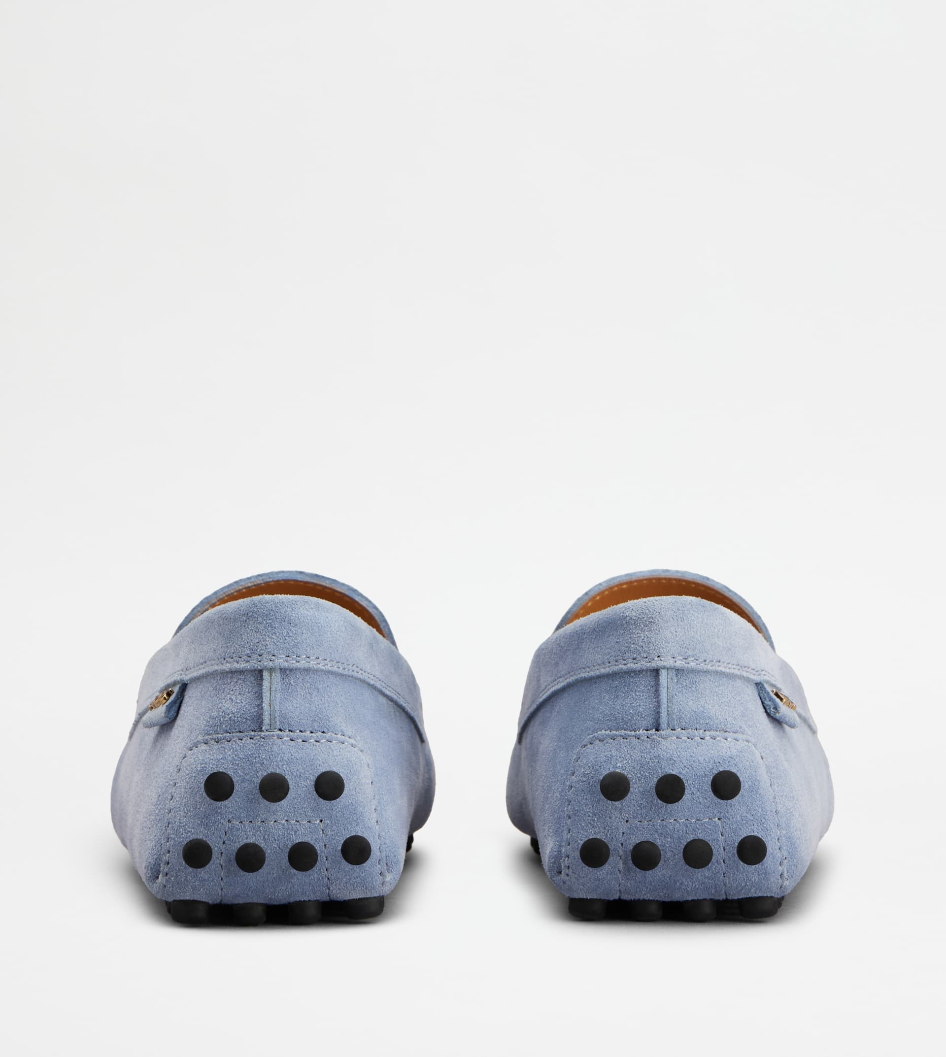 GOMMINO DRIVING SHOES IN SUEDE - LIGHT BLUE - 3