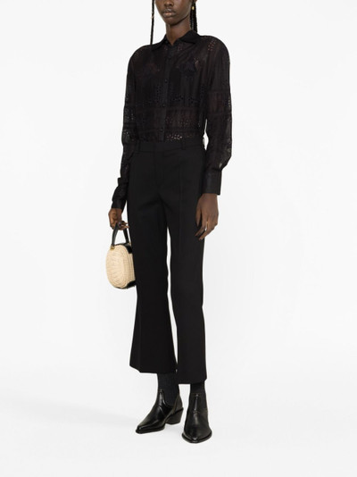 Chloé cropped flared trousers outlook