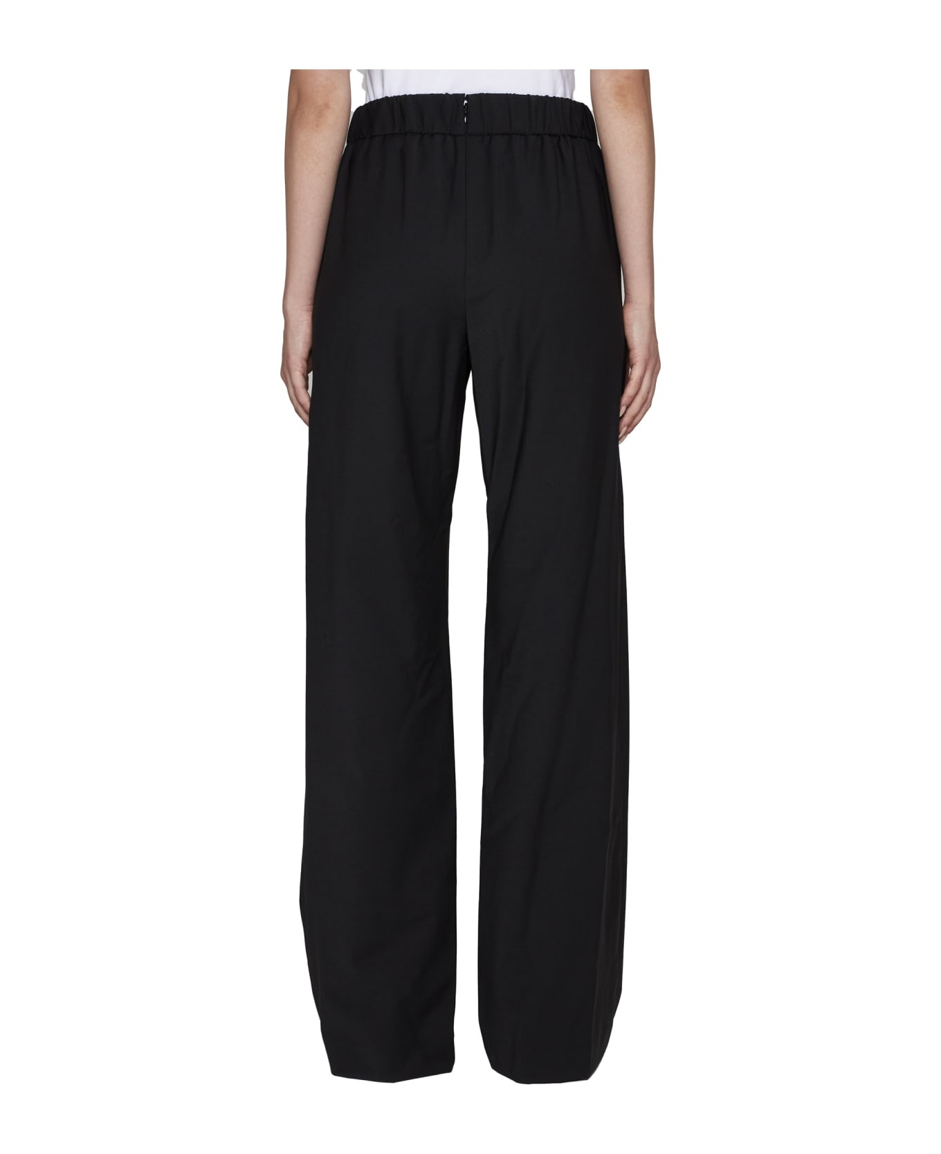 Wool Flared Trousers - 4