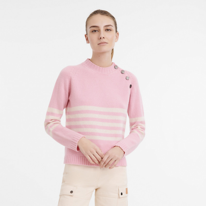 Longchamp Fall-Winter 2023 Collection Sweater Pink - OTHER outlook