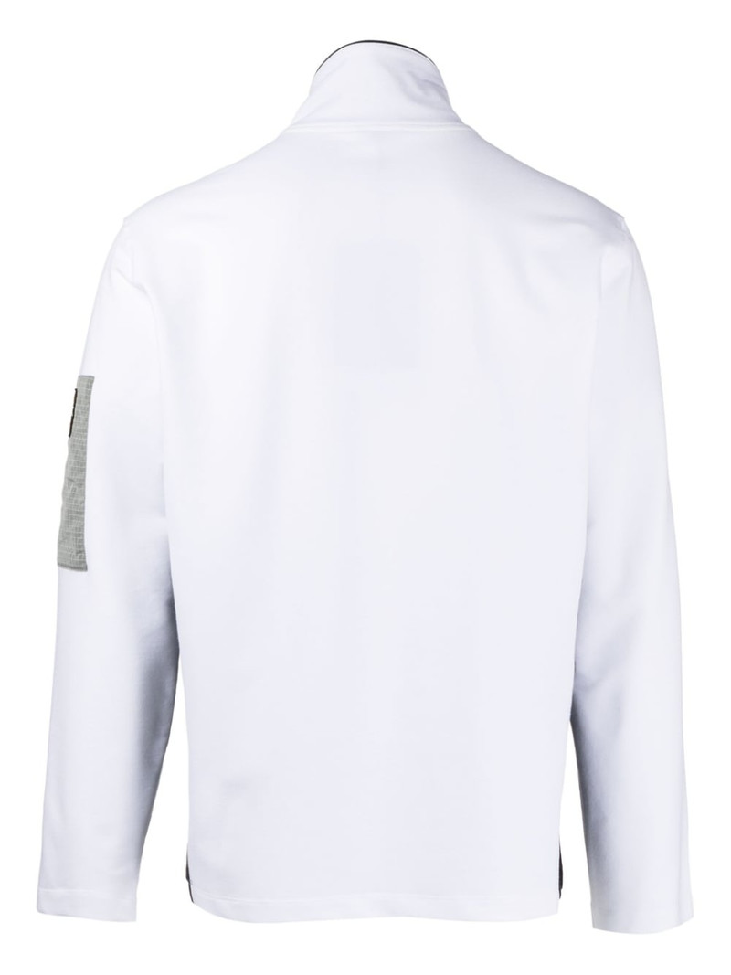 Paul & Shark sleeve-pocket high-neck jumper outlook