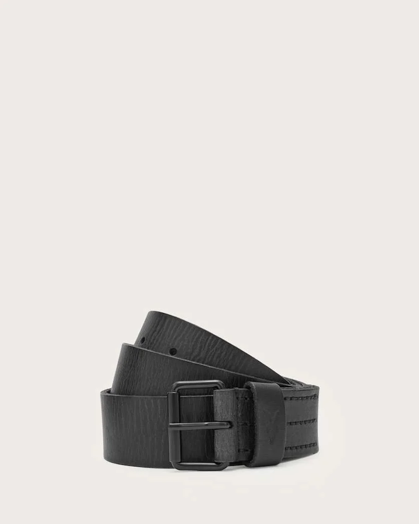 DUNSTON LEATHER EMBOSSED BELT - 1