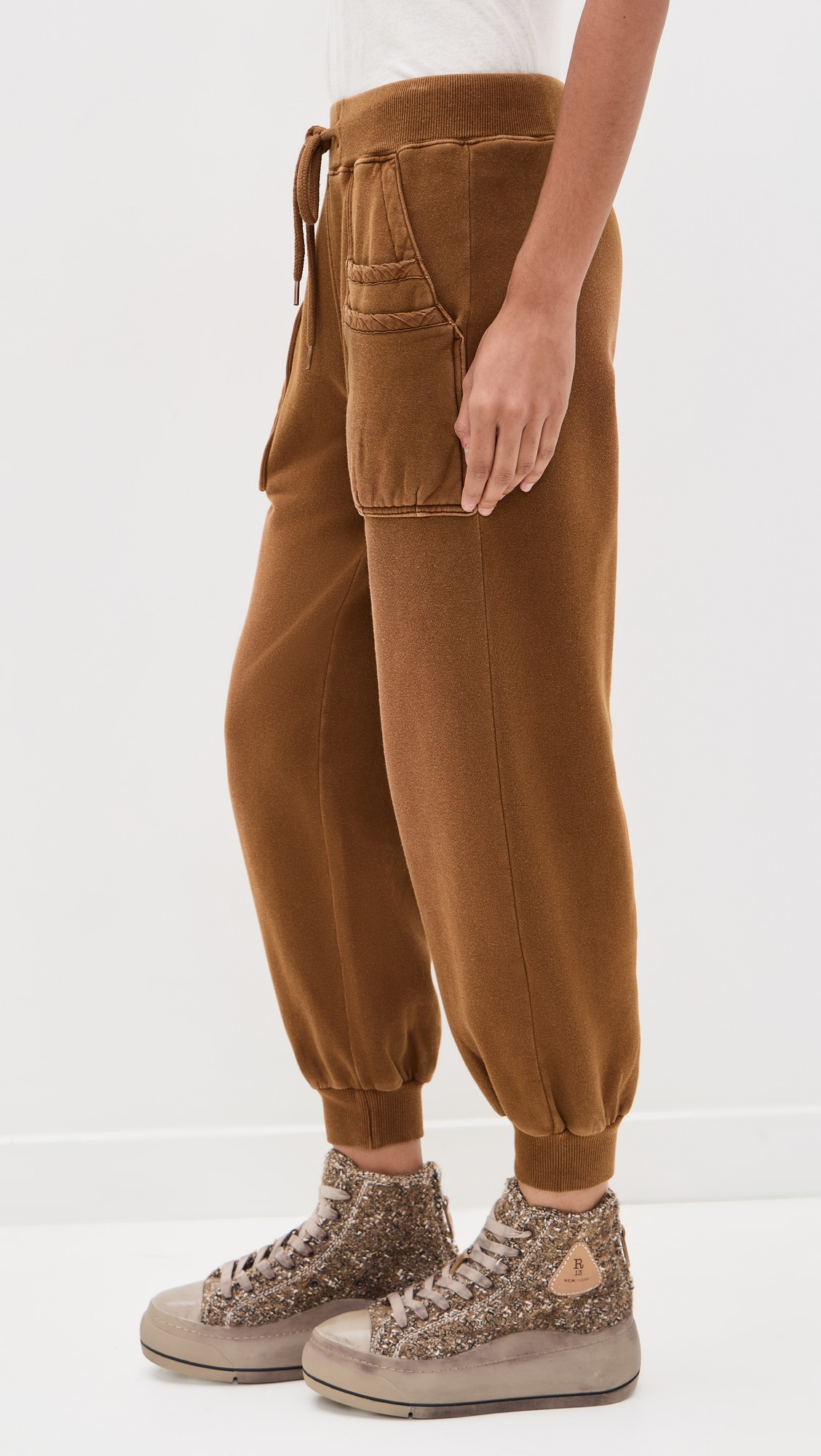 Layered Pocket Sweatpants - 4