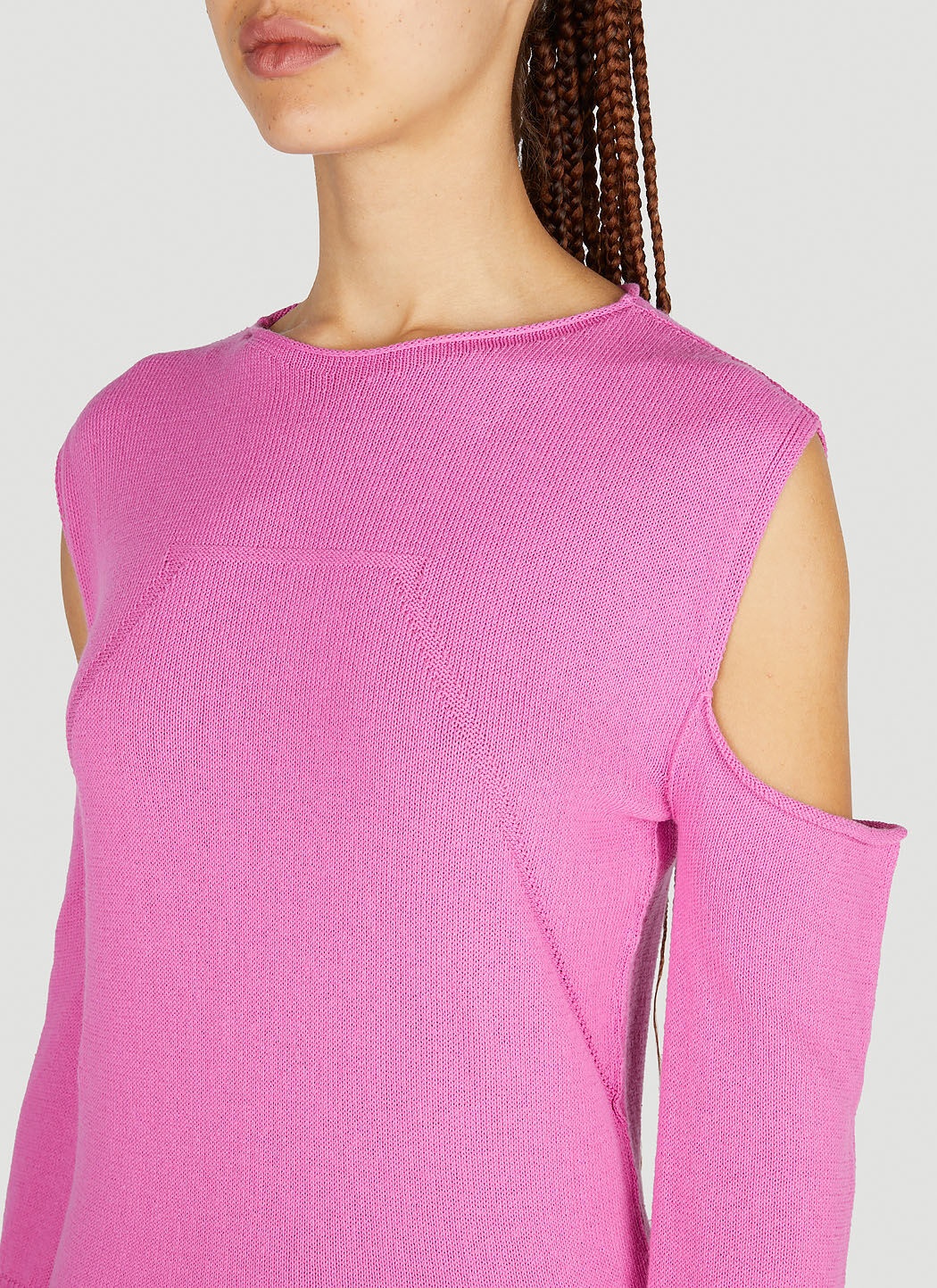 Rick Owens Women Cut Out Knit Dress - 5