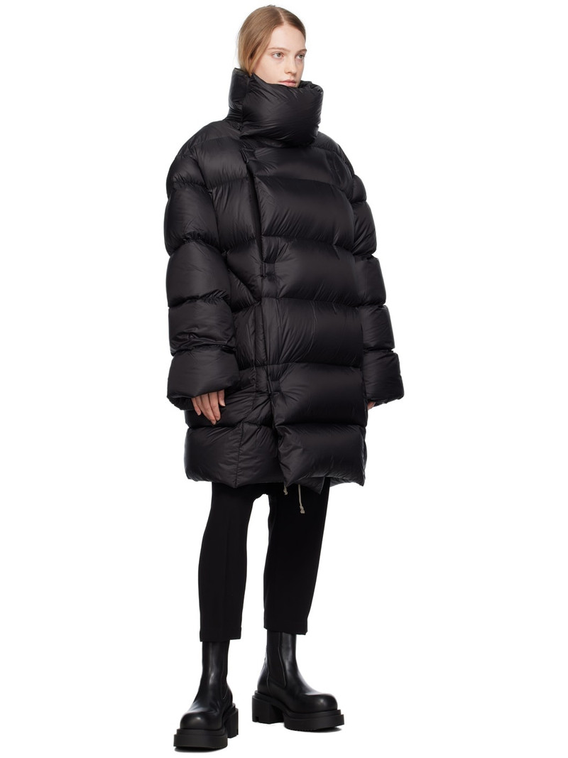 Rick Owens Black Jumbo Drella Down Jacket outlook