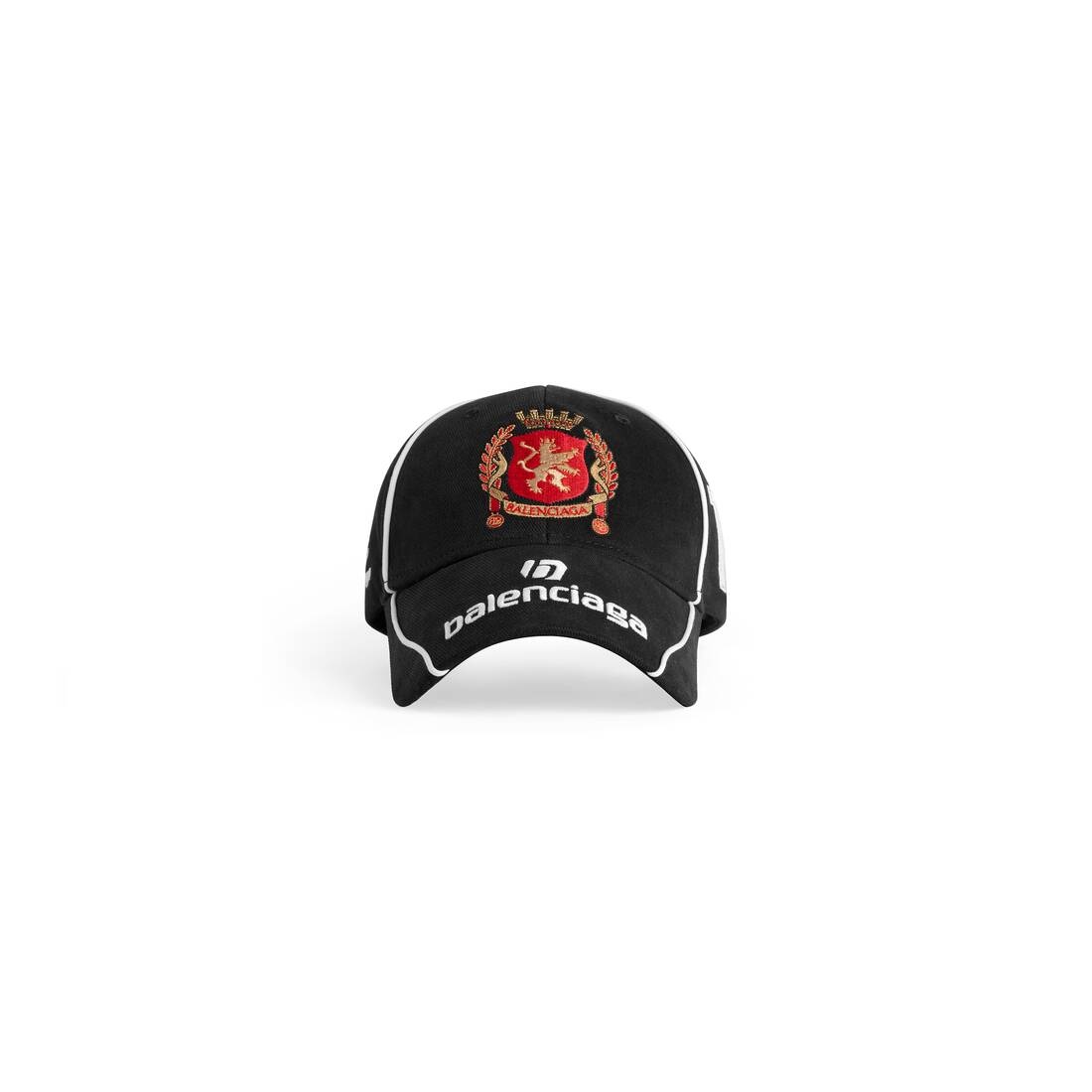 Men's Barcelona Soccer Cap in Black - 1