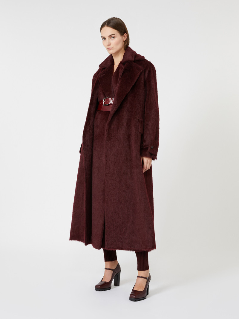 Max Mara ALBATA1234 Long wool and alpaca coat outlook