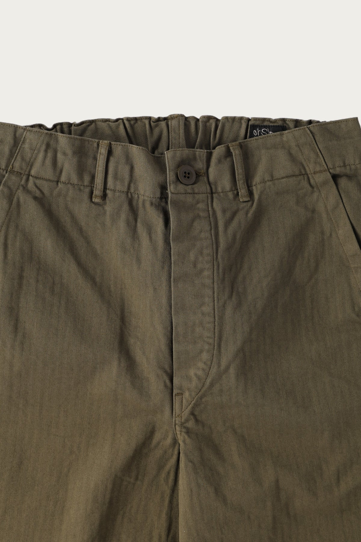 Wide Fit French Work Pants - Army Green - 2
