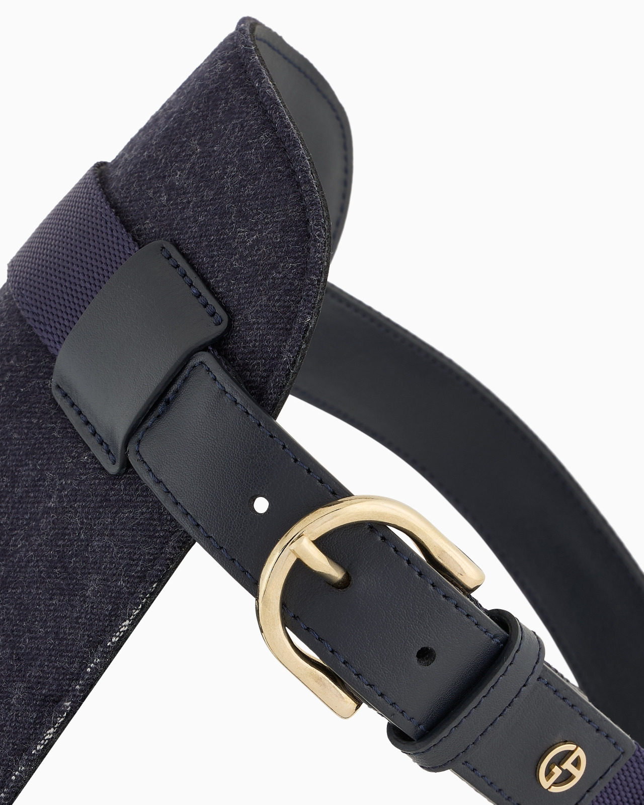 POLDO X GIORGIO ARMANI HARNESS IN VIRGIN WOOL AND LEATHER - 2