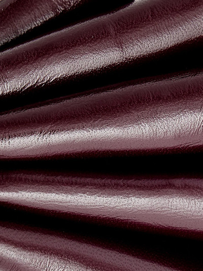 Bottega Veneta Crease-texture leather tie outlook