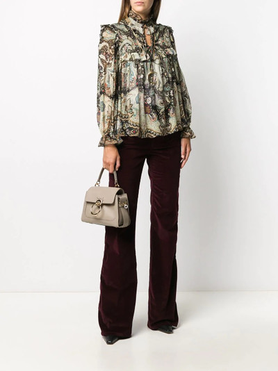 Etro paisley-print silk blouse outlook