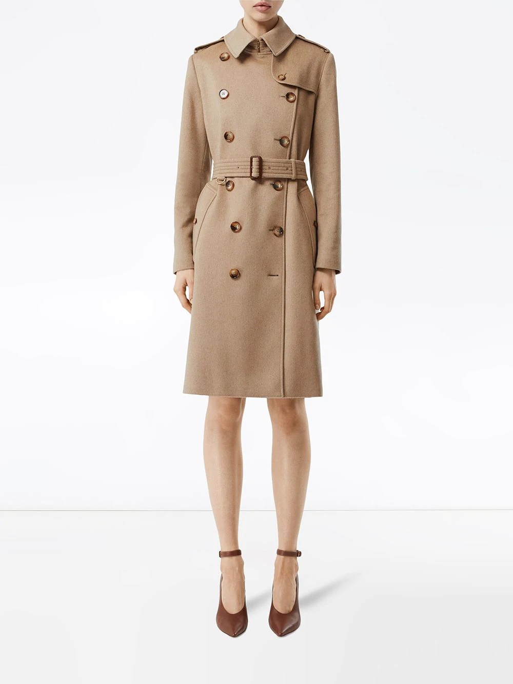 cashmere trench coat - 3