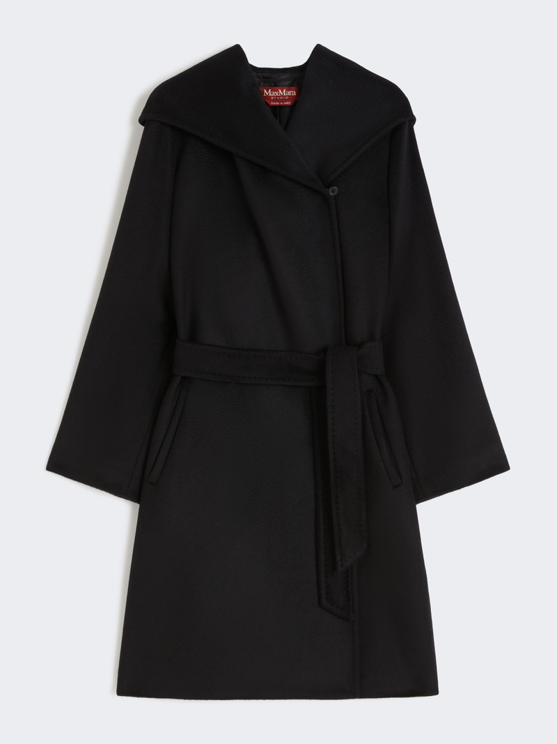 NEWMANG Hooded wool coat 1