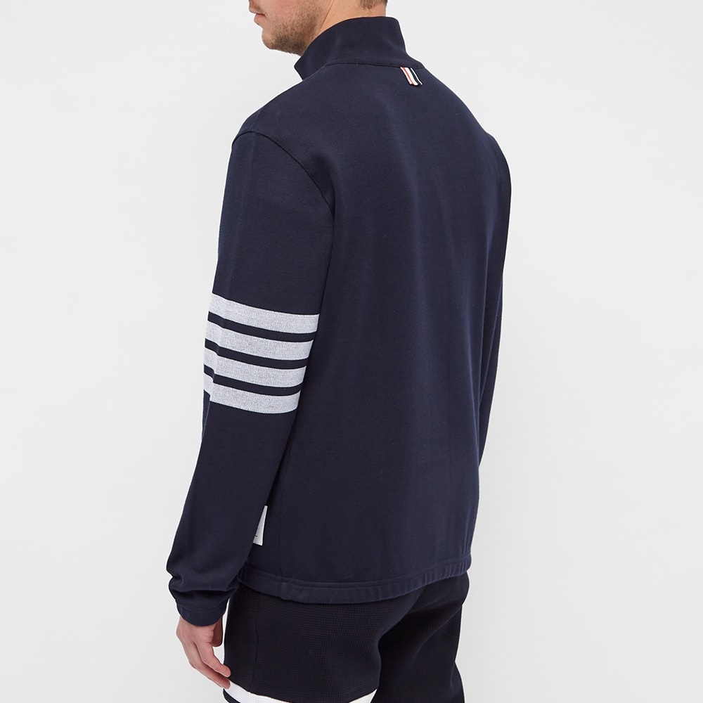 Thom Browne 4 Bar Half Zip Funnel Neck Sweat - 5