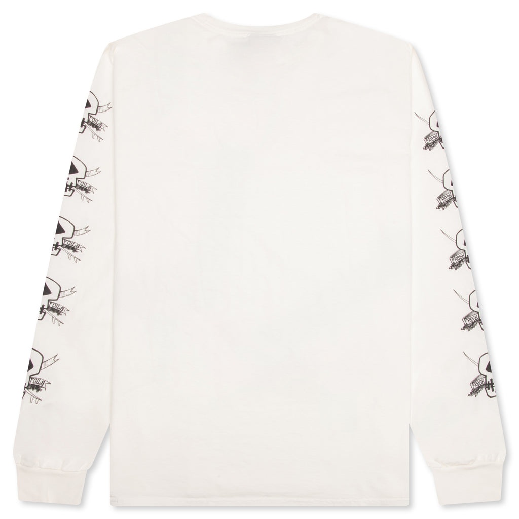 FOILS PIGMENT DYED L/S TEE - NATURAL - 2