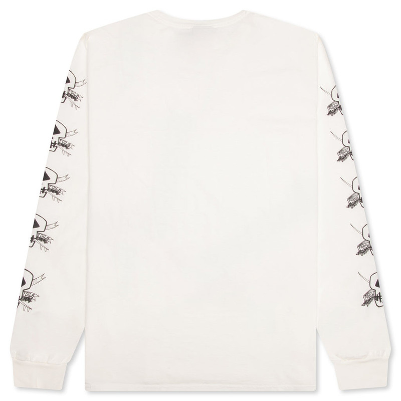 Stüssy FOILS PIGMENT DYED L/S TEE - NATURAL outlook