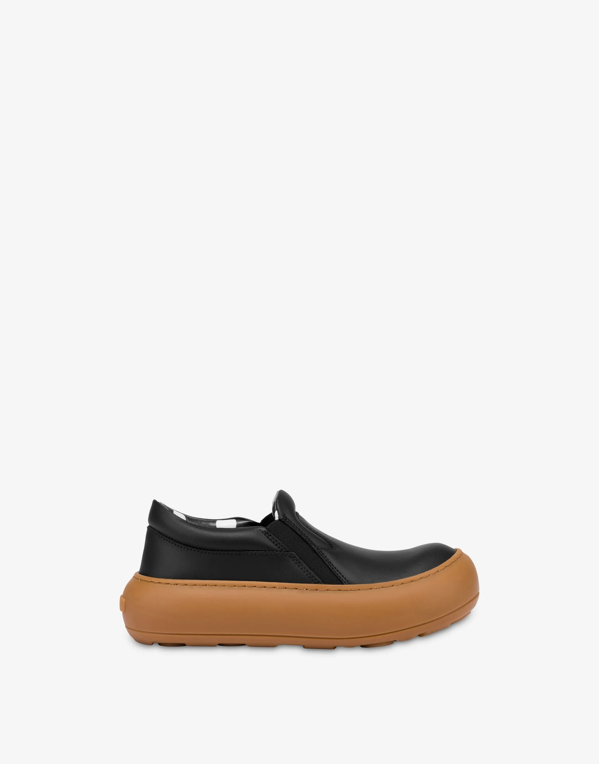 CALFSKIN SLIP-ON TRAINERS - 1