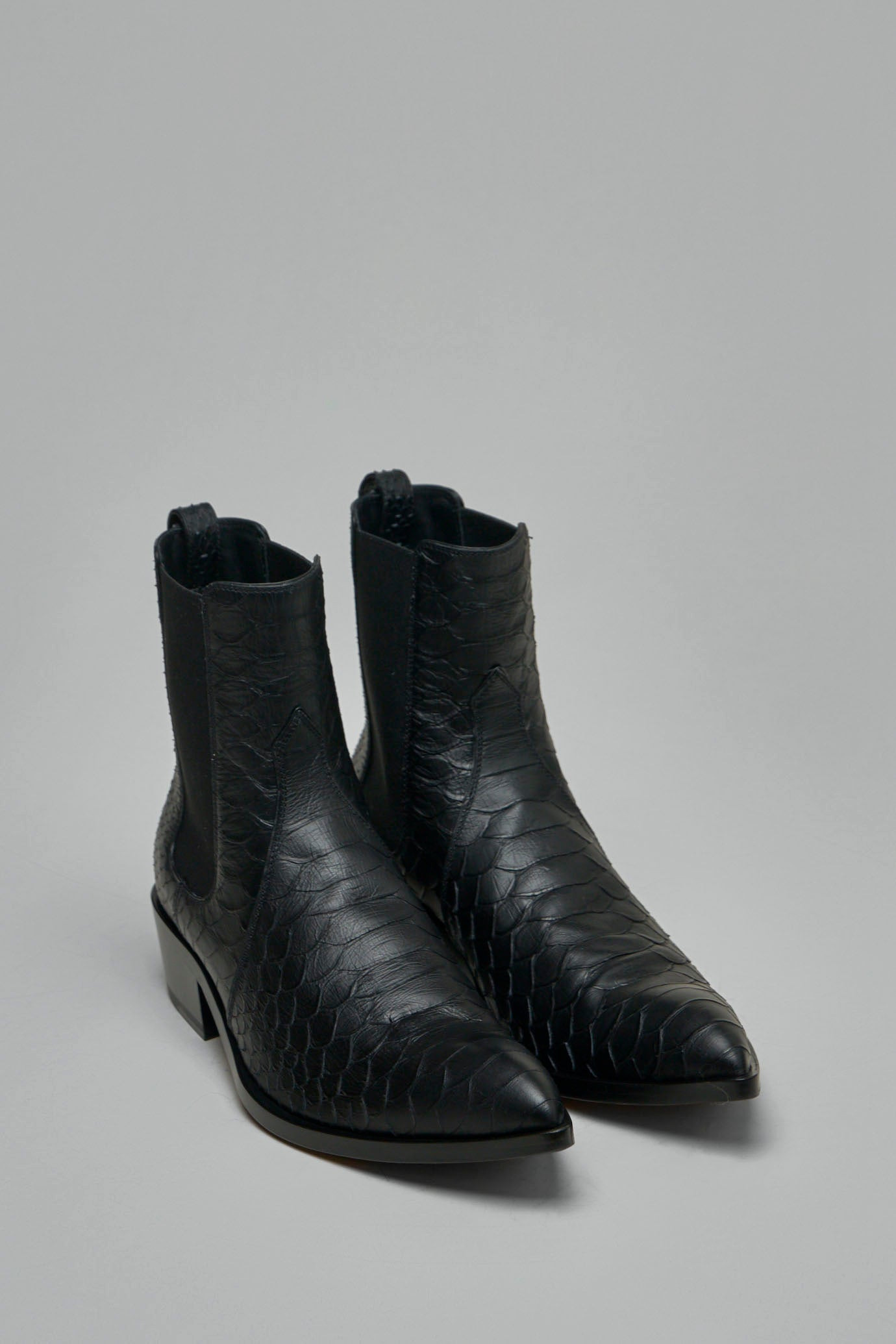 Matte Printed Python Chelsea Boot - 2