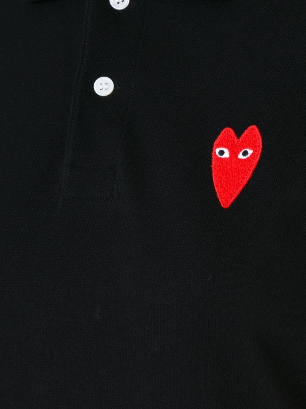 heart logo polo shirt - 5