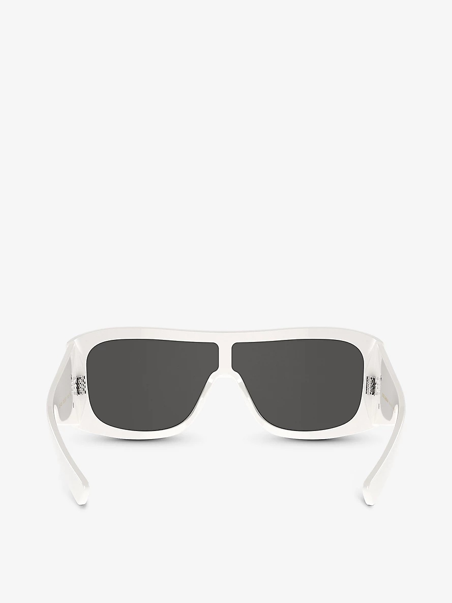 DG4454 rectangle-frame acetate sunglasses - 4