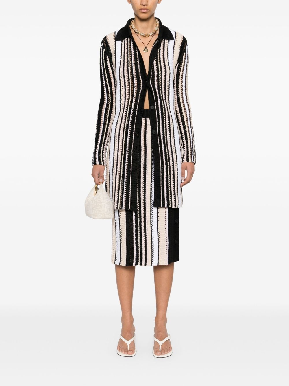 striped coat - 2
