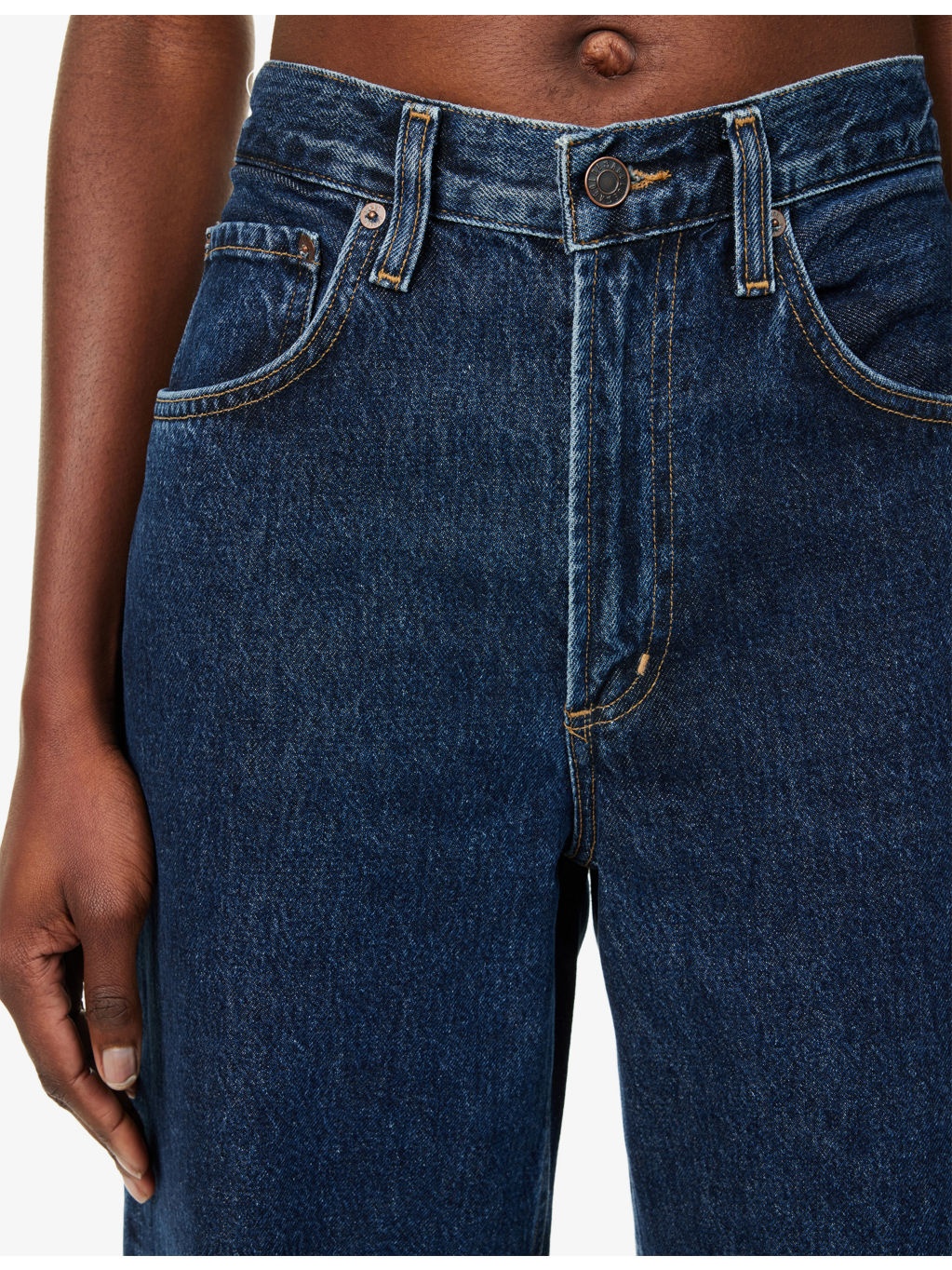 Low Curve Wide-Leg Denim Jeans - 5