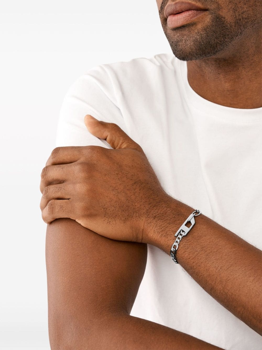 logo-plaque bracelet - 3