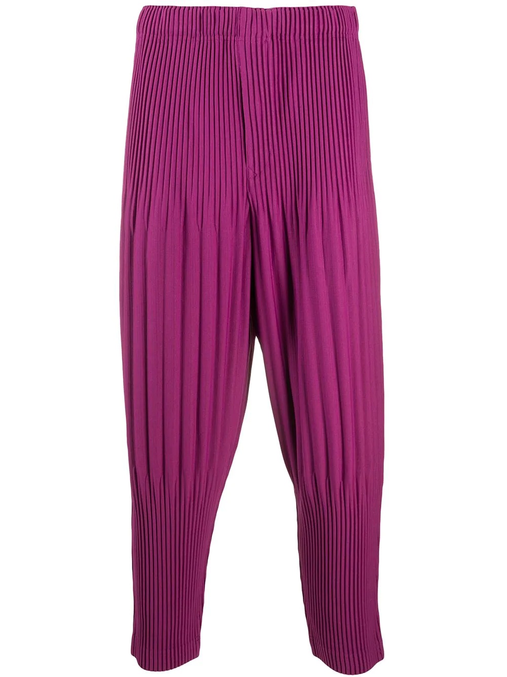 pleated tapered trousers - 1