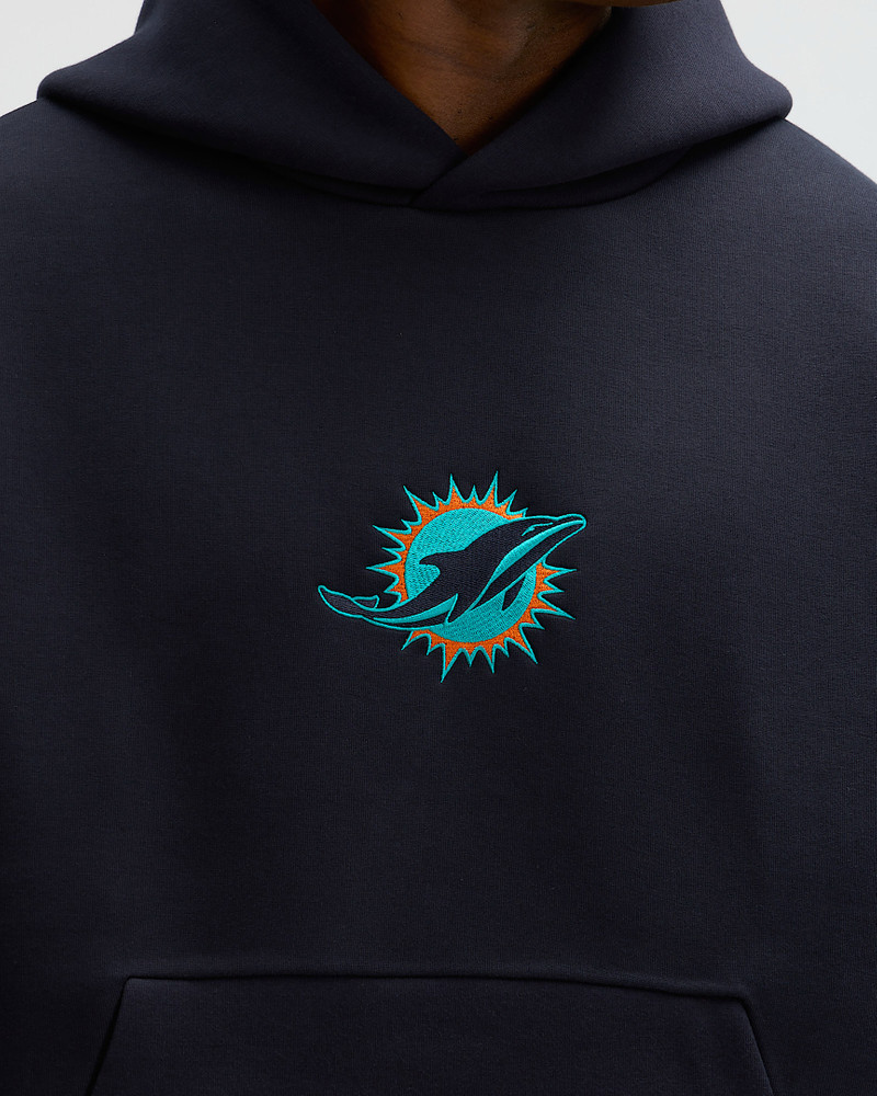 Miami Dolphins Rivalries Collection Oversized Tech Fleece Men's Nike NFL Pullover Hoodie 4