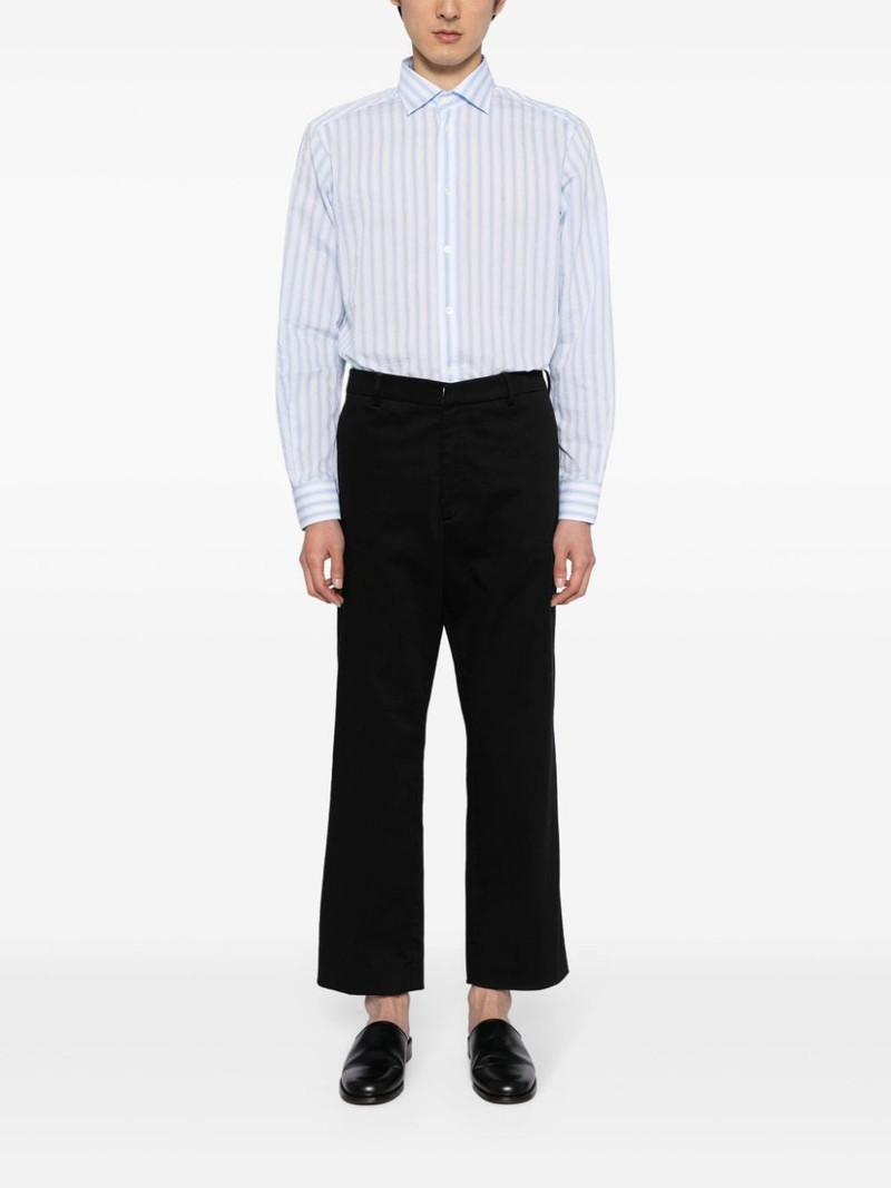 BARENA striped poplin shirt outlook
